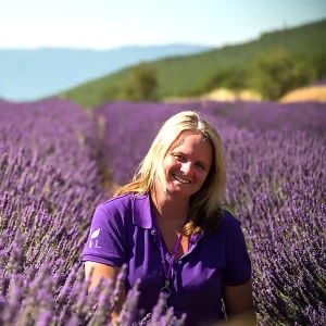 kim in lavender field - kim in lavender field - young living