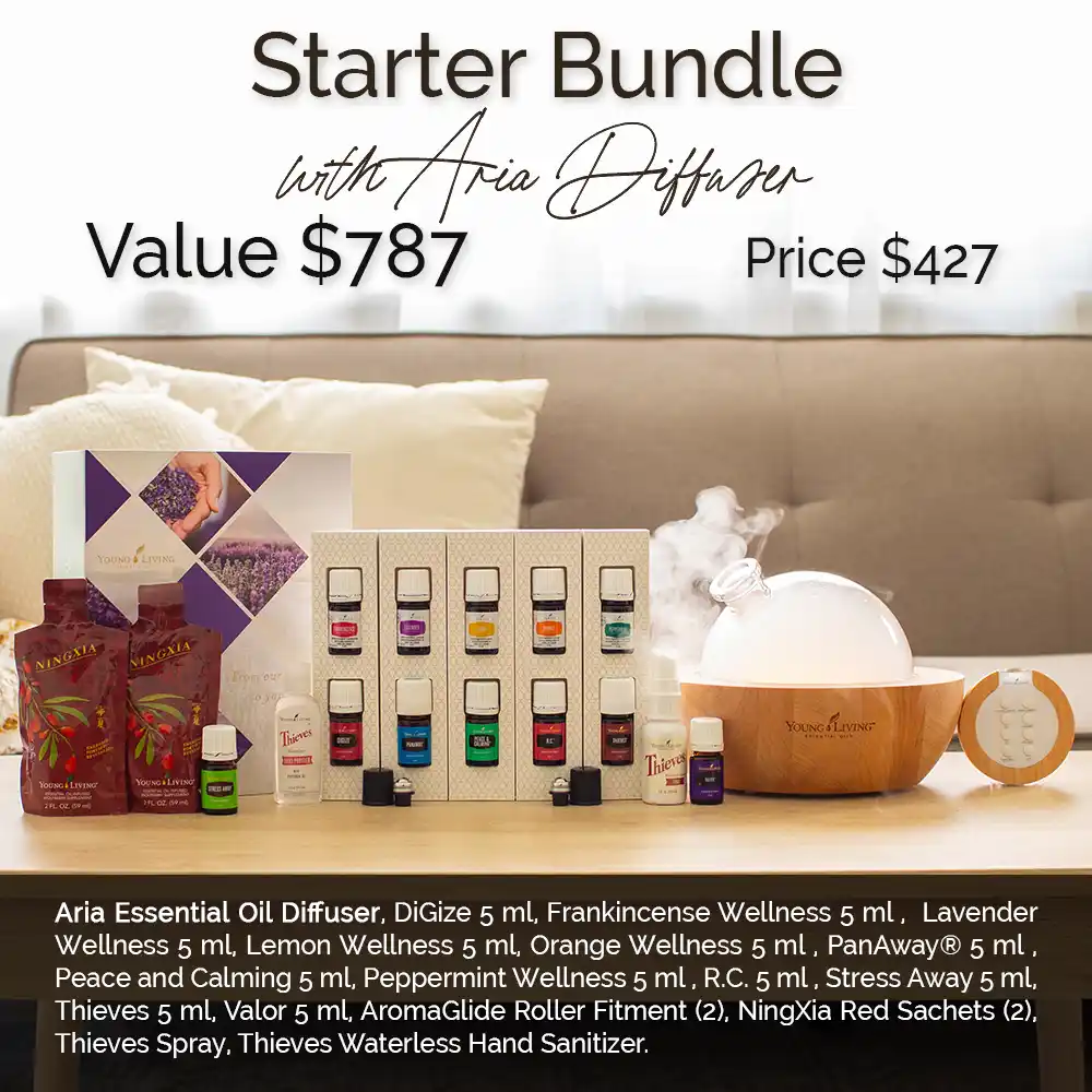 Starter Bundle with Aria diffuser young living