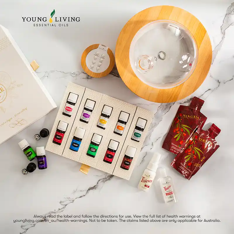 Premium Starter Bundle - How to Use Essential Oils to Boost Your Health and Happiness x 100 - young living