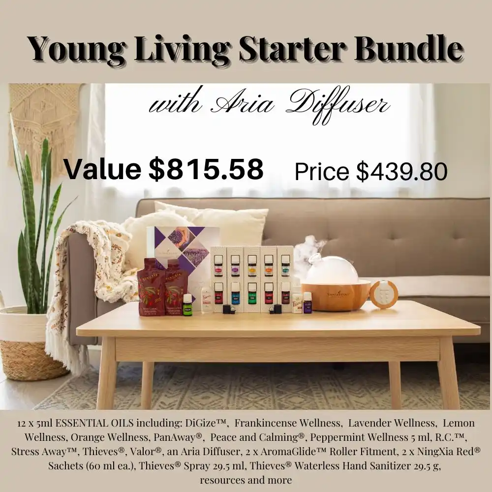 Young Living Starter Bundle - Aria Diffuser Starter Bundle