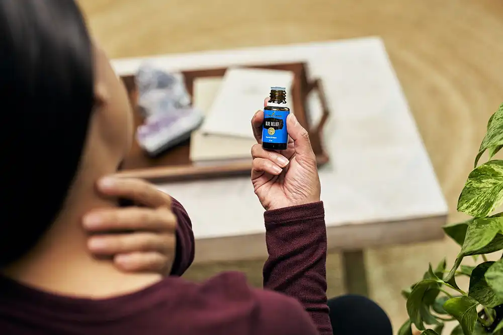 Blue Relief Essential Oil Blend 15ml Natural Muscle Relief with Blue Relief Essential Oil Blend from Young Living
